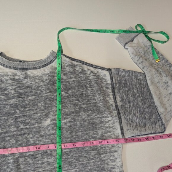 chica-d Size Small *Oversized! Gray Burnout Sweatshirt *Medium, Large - Picture 10 of 11